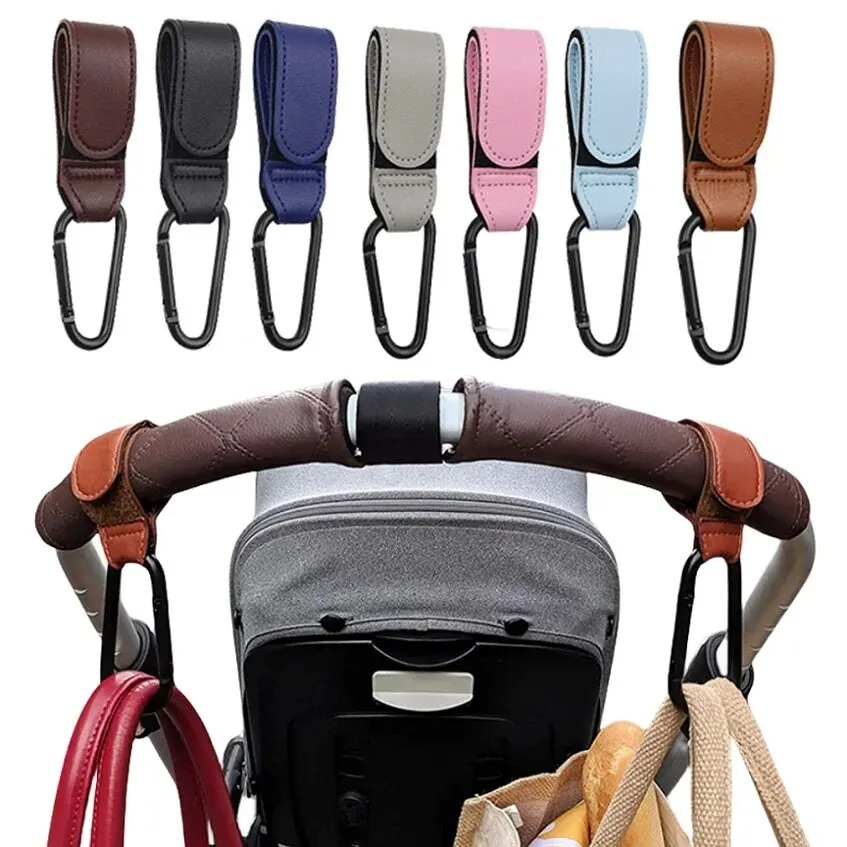 2Pcs Leather Cart Hooks Baby S - Backpack Diaper Bag recension och pris